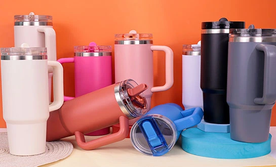 What is the use of a stainless steel vacuum mug?